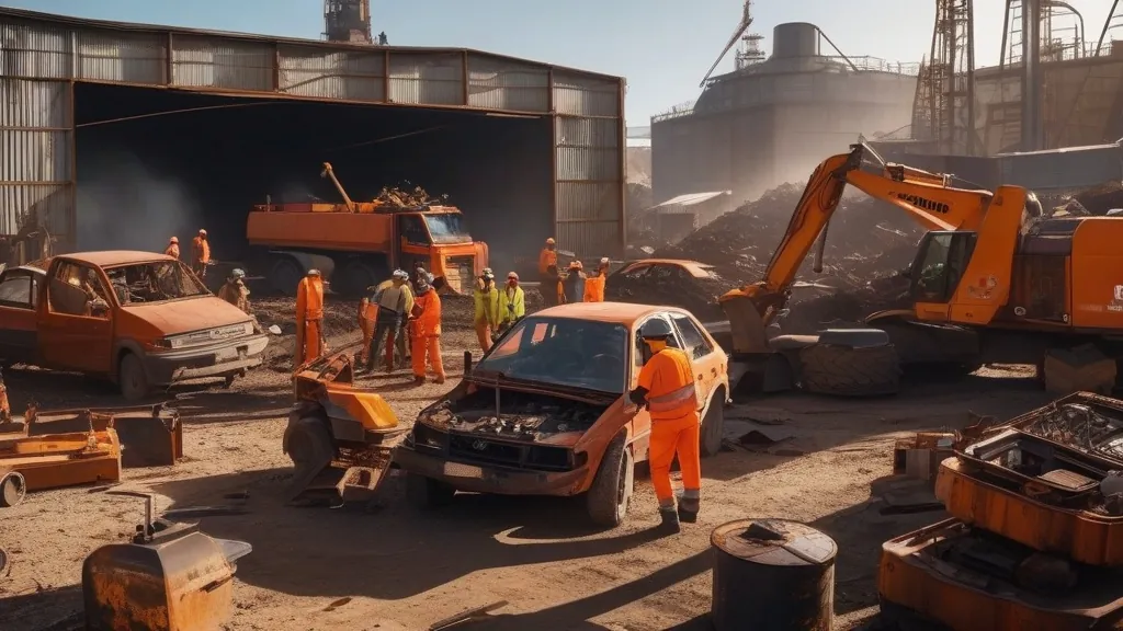 Demontaż pojazdu i utylizacja elementów