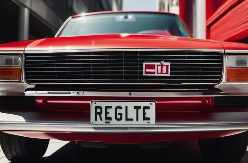 Czerwone tablice rejestracyjne i ich zastosowanie w Polsce